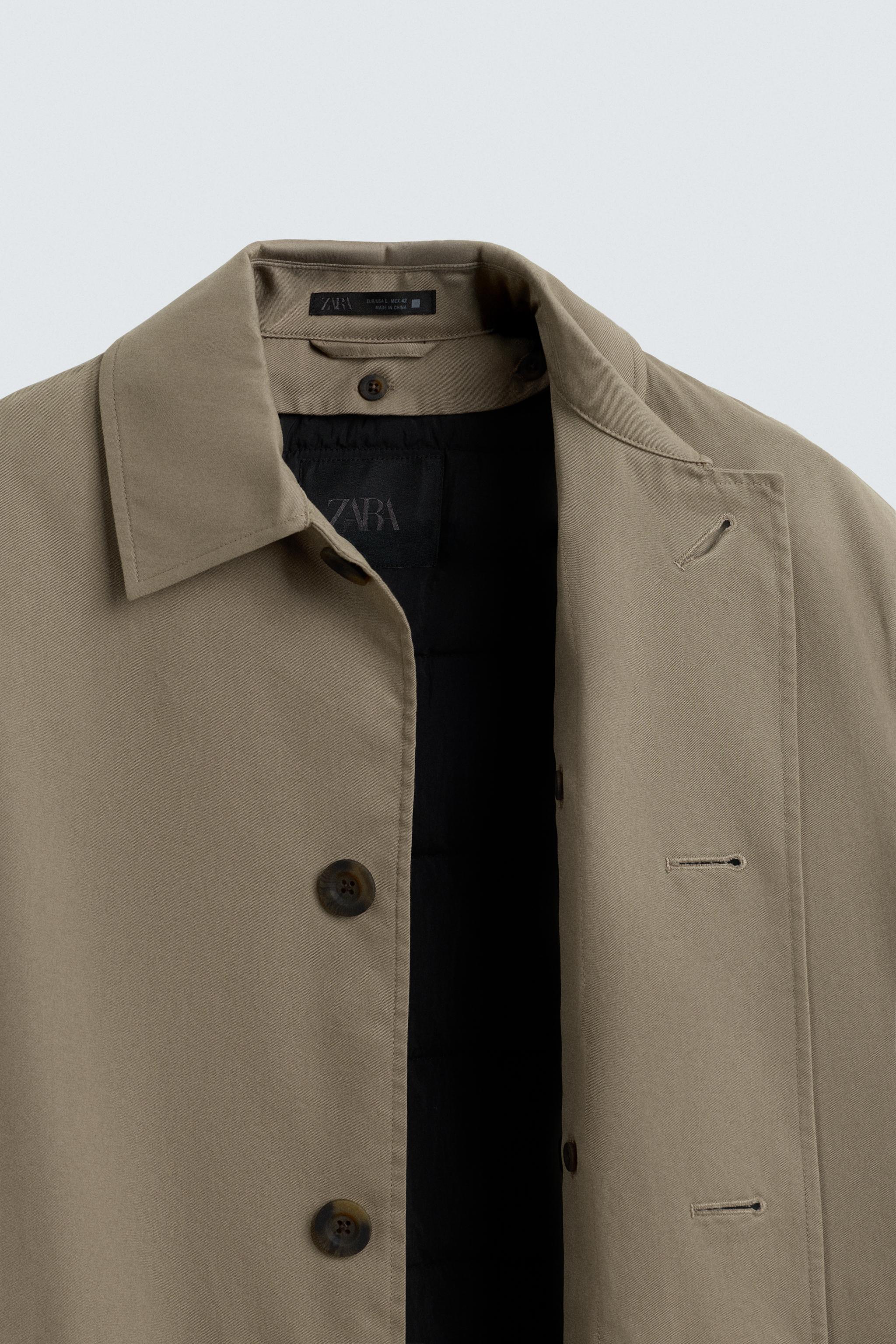 TRENCH COAT WITH REMOVABLE LINING